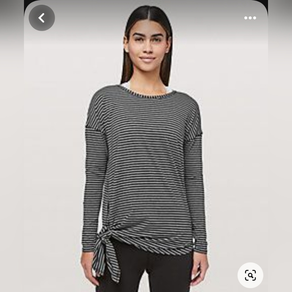 Lululemon To The Point Long Sleeve Cotton Tee